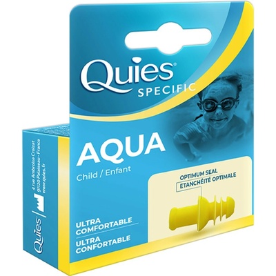 Quies AQU Chrániče sluchu do vody pre deti 2 ks