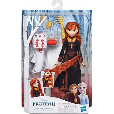 Hasbro Ledové Království II Anna s příslušenstvím a kulmou