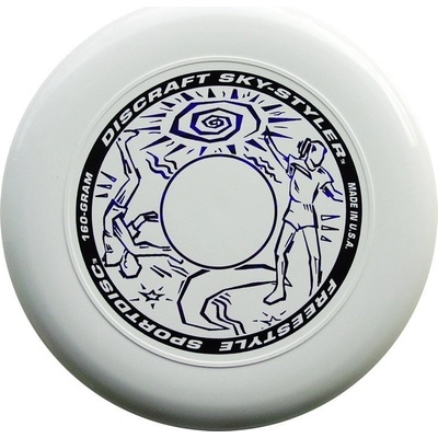 Discraft Sky-Styler freestyle frisbee biely