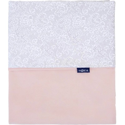 Womar Dětská deka Velvet šedo lososová