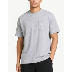 PUMA Pocket Tee M 2.0 Medium Gray H - magazinko