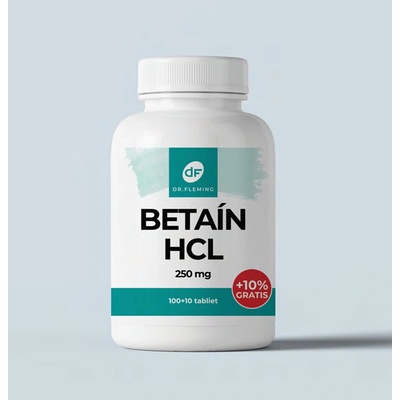 Dr.fleming Betain HCL 250mg + 10% gratis 110 kapsúl