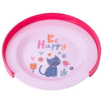 Чиния с вакуумно закрепване - Бъди щастлив (8698694125981)