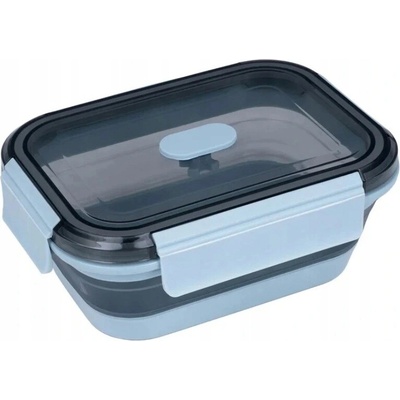 Lurch Skládací silikonový box na jídlo 800 ml Frozen Blue