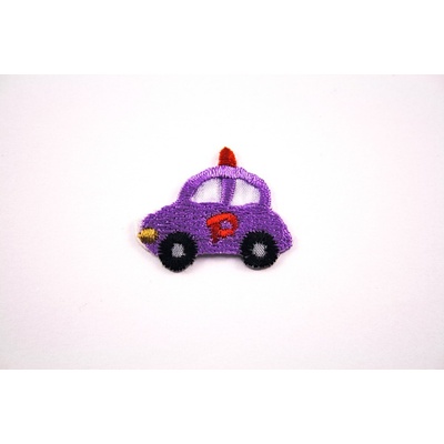 Nažehľovacia záplata - Auto - rozmer 3,1 cm x 2,2 cm