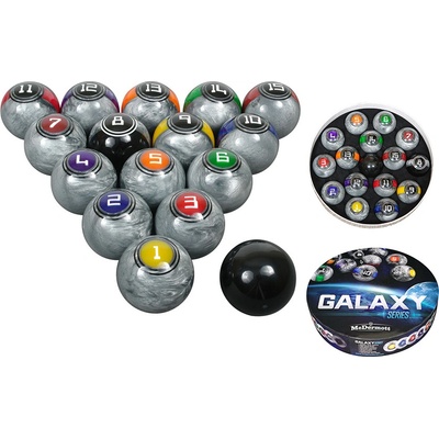 McDermott pool Galaxy series 57,2mm sada – Zboží Dáma