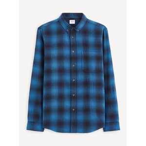 Celio Синя мъжка карирана риза Celio Fabuche Celio | Sin | МЪЖЕ | S