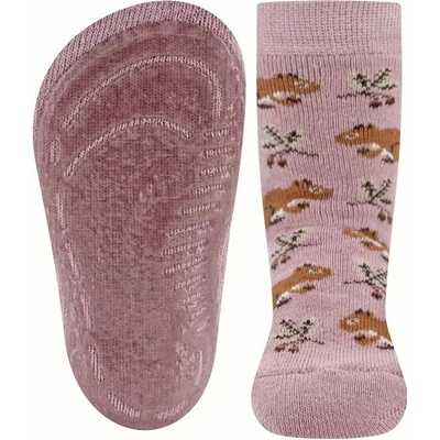 Ewers Stoppersocken SoftStep Eichhörnchen - dusty mauve
