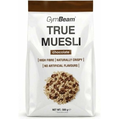GymBeam True Muesli čokoláda 500 g – Zbozi.Blesk.cz