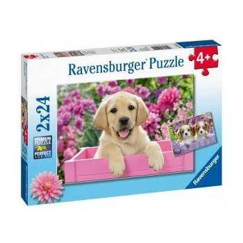 Ravensburger Пъзел Ravensburger 2х24 части - Аз и моят приятел, 7005029