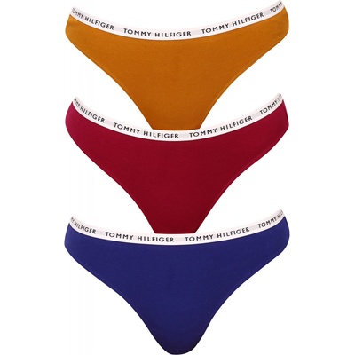 Tommy Hilfiger 3PACK dámske tangá viacfarebná UW0UW02829 0XH