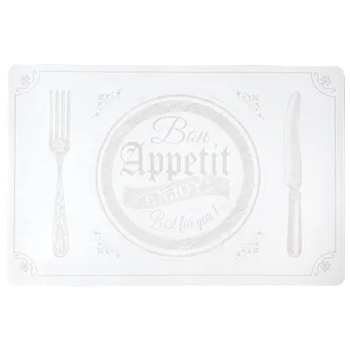 Image 1 of Horecano HORECANO-Подложка за хранене BON APPETIT W 43, 5 x 28, 5 cm (PPCO-24791-WHITE) (0124500)