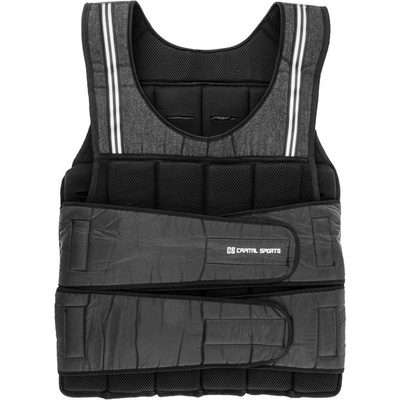 Capital Sports Vestpro 20, жилетка с тежести, с 20 kg тежести, общо 38 тежести (FIT13-Vestpro 20) (FIT13-Vestpro 20)