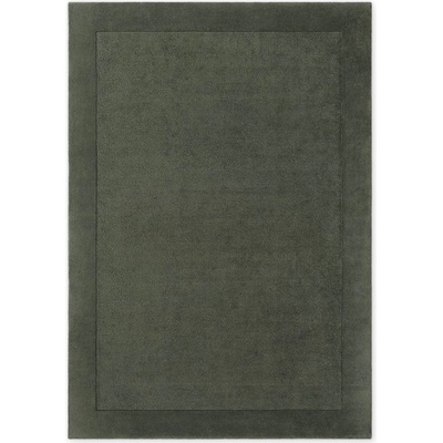 Villeroy & Boch Тъмнозелен ръчно изработен килим със смес от вълна 160x230 cm Kari - Villeroy&Boch (106284-160x230)