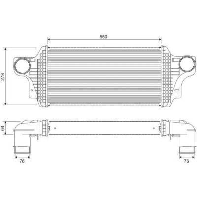 Chladič turba VALEO 818377