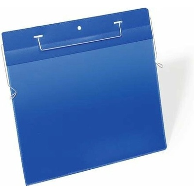 Logistické vrecko, A4, horizontálne, DURABLE, s drôtom, tmavomodrá