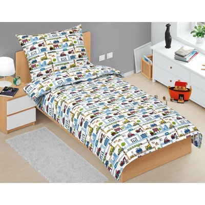 Bellatex obliečky Junior mesto 140x200 70x90