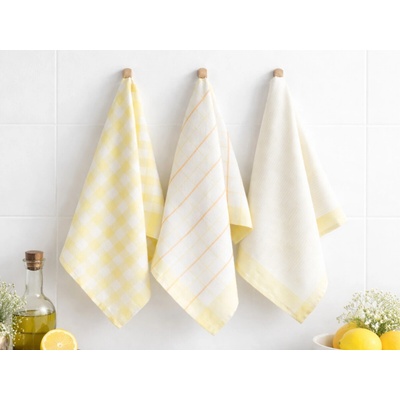 XPOSE® ALVARO 50x70 cm žluté 3 ks – Sleviste.cz