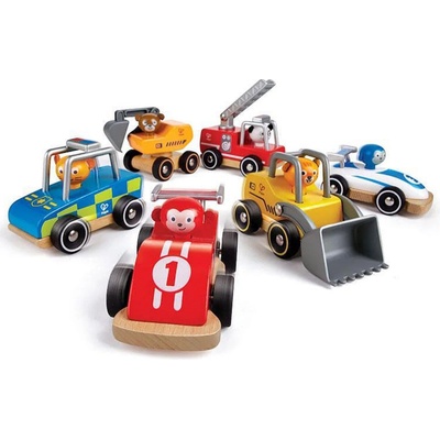 Hape Дървена играчка Hape - Превозни средства, асортимент (H0486)