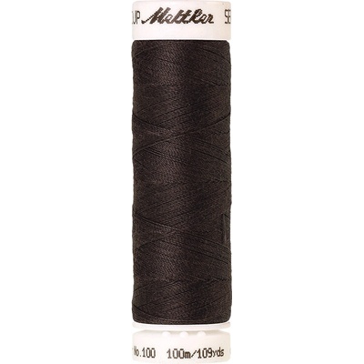 Nitě SERALON 100m na univerzální šití, polyester AMANN Mettler - více barev 6677: 0479 hnědá