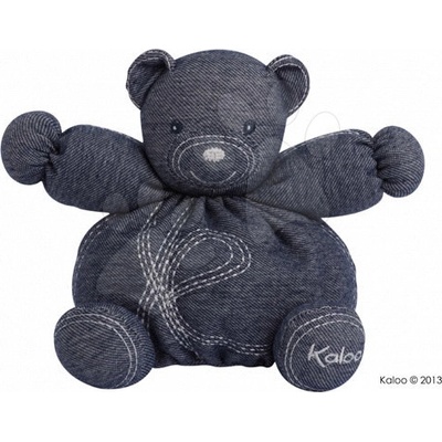 Kaloo medvídek modrá Denim Chubby Bear 960062 modrý