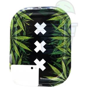  Best Buds Метална Тавичка XXX Amsterdam с Магнитна Грайндер Карта (610882)