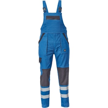 Cerva MAX NEO RFLX Montérkové nohavice na traky modrá/čierna