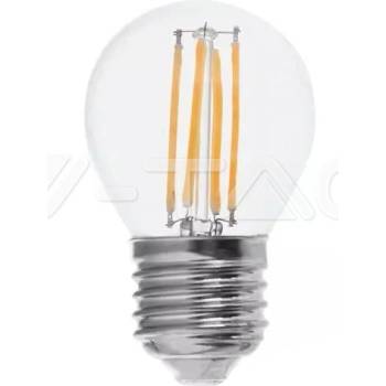 V-TAC Retro LED žiarovka E27, 6W, 600LM, 300°, G45 Denná biela