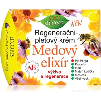 Bione Cosmetics Honey Elixir регенериращ крем за лие 51ml