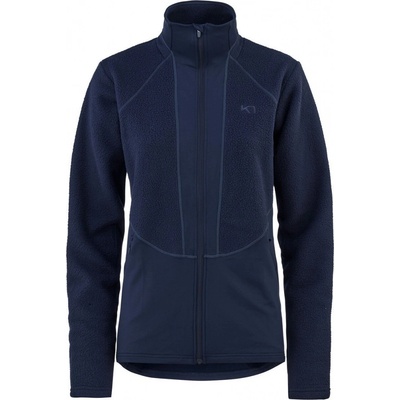 Kari Traa Ragnhild F/Z Midlayer sivá/čierna