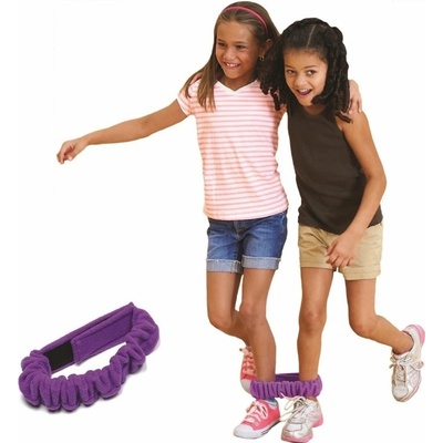 Spordas Guma na nohy pro třínohé závody Fialová