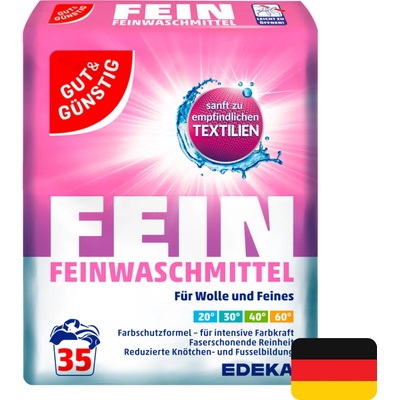 Gut & Günstig Fein Plus na jemné prádlo 1,75 kg 35 PD