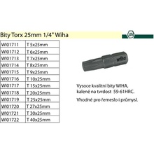 Bit Torx T25x25mm 1/4" Wiha Standard