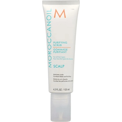 Moroccanoil Scalp Purifying Scrub jemný čisticí peeling se zklidňujícím účinkem na vlasovou pokožku 125 ml