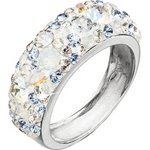 Evolution Group sada šperkov s krištálmi Swarovski náušnice a prívesok ružové okrúhle 39352.3 fuchsia