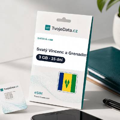 eSIM Svatý Vincenc a Grenadiny 3 GB / 14 dní - Svatý Vincenc a Grenadiny PEPJ9PAUI