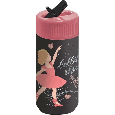 DERFORM - Бутилка със сламка 330 мл BALLET 11