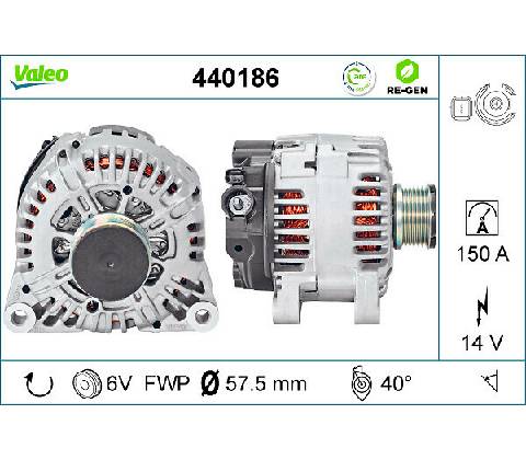 Alternátor VALEO 440186