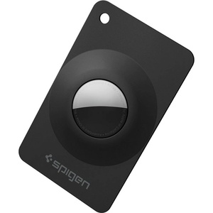 Spigen AIR FIT 2 силиконов калъф във формата на банкова карта, ЧЕРЕН, за Apple AirTag (ACS11198)