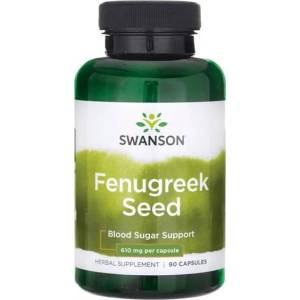 Swanson Fenugreek Seed, 610 mg, 90 капсули, Swanson (SW1335)