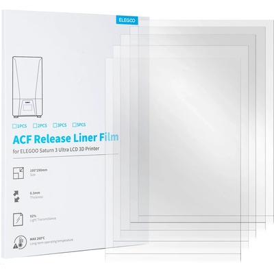 Elegoo Комплект ACF фолио - 5 бр. - Saturn 3/Ultra (50.102.0106)