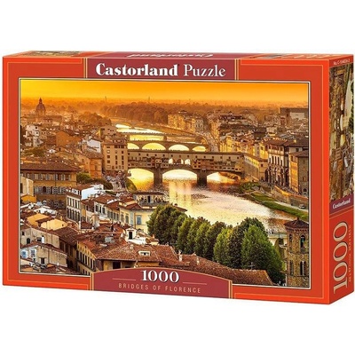Castorland Пъзел Castorland, Bridges of Florence, 1000 части (5904438104826)
