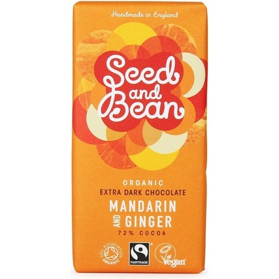 Seed and Bean hořká Mandarinka a Zázvor 85 g