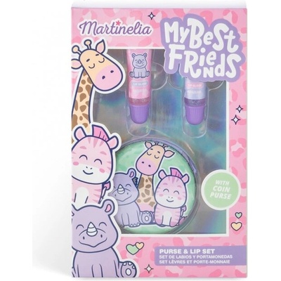 Aquarius Cosmetic Комплект балсам за устни, Martinelia, My best friends, 3 части (MA12267)
