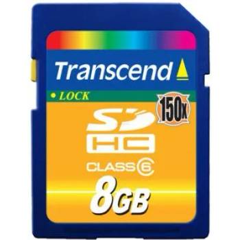 Image 1 of Transcend SDHC 8GB Class 6 150x (TS8GSDHC150)