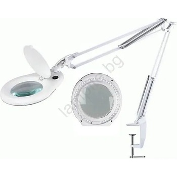 Image 1 of Hadex Led Настолна лампа с лупа и щипка led/15w/230v (hd0440)