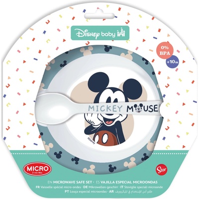 STOR Detská sada riadu MICKEY 2 ks