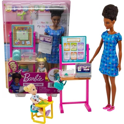 Barbie Povolanie Herný Set S Bábikou Učiteľka