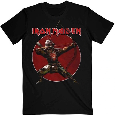 Iron Maiden Senjutsu Eddie Archer Red Circle Black XL Риза (IMTEE135MB04)