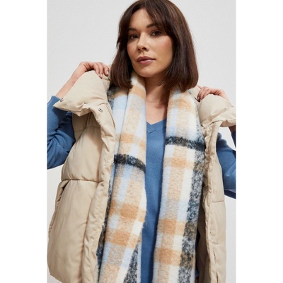 Moodo Оранжево-синя карирана дамска риза Moodo Moodo | Sin | ЖЕНИ | UNI